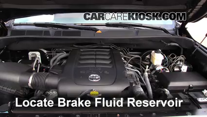 2015 Toyota Tundra Platinum 5.7L V8 Brake Fluid Check Fluid Level